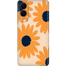 Senada Samsung Galaxy S25 Edge Kılıf Desenli Baskılı Tpu Rubber Kapak Flower Draw