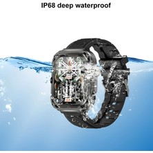 Normadia Ultrahd Çift Dokunuşlu 44MM Extrem Watch Z Akıllı Saat, Üstün Şarj ve 3 Kordon