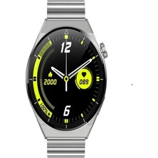 Normadia Gümüş Akıllı Saat, iPhone ve Android Uyumlu, Modern Tasarım