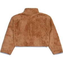 Civil Girls Elcik Aksesuarlı 10-13 Yaş Hırka - Kahverengi 13-14 Yaş