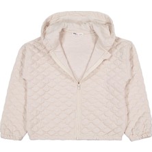 Civil Girls Baklava Desen 10-13 Yaş Hırka - Bej 12-13 Yaş