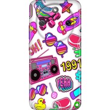 Adasena Honor Magic 8 Lite Kılıf Desenli Baskılı Tpu Rubber Kapak 90LAR