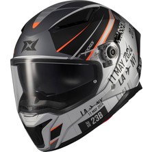 Axxis Axxıs Panther Sv Kask Passenger A1 Mat Siyah Gri