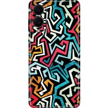 Senada Samsung Galaxy S25 Edge Kılıf Desenli Baskılı Tpu Rubber Kapak Graffiti