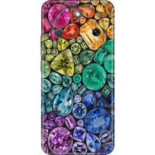 Senada Honor Magic 8 Lite Kılıf Desenli Baskılı Tpu Rubber Kapak Elmas 444