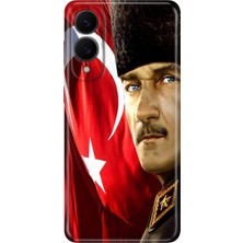 Samsung Galaxy S25 Edge Kılıf Desenli Baskılı Tpu Rubber Kapak Mustafa Kemal