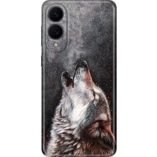 Nurdic Samsung Galaxy S25 Edge Kılıf 0.4mm Lazer Kesim Silikon Kapak Vahşi Kurt