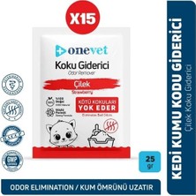 Onevet Kedi Kumu Koku Giderici 15X25 gr Çilek Kokulu
