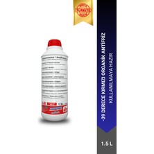 Doill -39 / -40 Derece Hazır Karışım 1.5 Litre Kırmızı Organik Antifriz - G12 (Üretim Yılı: 2025)