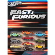 Hot Whells Fast And Furious 10'lu Set 2025 Oyuncak Arabalar