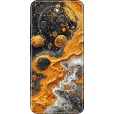 Honor Magic 8 Lite Kılıf Desenli Baskılı Tpu Rubber Kapak Krater