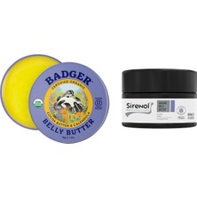 Badger Karın Bölgesi Nemlendirici Krem ve Sirenol Organik Göğüs Ucu Krem Set 56 gr / 15 mL