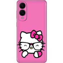 Senada Samsung Galaxy S25 Edge Kılıf Desenli Baskılı Tpu Rubber Kapak Kitty/go