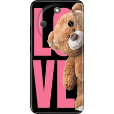Honor Magic 8 Lite Kılıf Desenli Baskılı Tpu Rubber Kapak Love Teddy