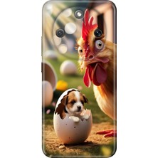 Senada Honor Magic 8 Lite Kılıf Desenli Baskılı Tpu Rubber Kapak Gariplik Var
