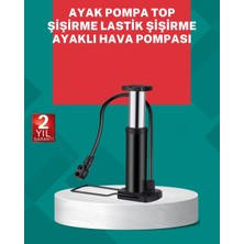 Shopwave Manuel Ayak Pompası Extra Güçlü Lastik Şişirme Pompası
