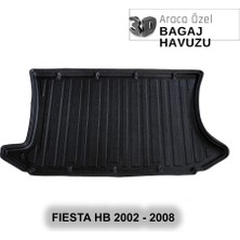 Elorcar Ford Fıesta Hb 2002 - 2008 3D Bagaj Havuzu