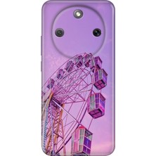 Senada Honor Magic 8 Lite Kılıf Desenli Baskılı Tpu Rubber Kapak Dönme Dolap