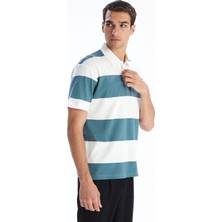 Lc Waikiki Yeni Sezon Polo Yaka Çizgili Pike Erkek Tişört