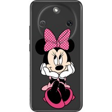 Nurdic Honor Magic 8 Lite Uyumlu Kılıf Silikon Desenli Tam Koruma Resimli Minnie Karakter