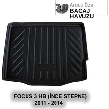 Elorcar Ford Focus 3 Hb (Ince Stepne) 2011 - 2014 3D Bagaj Havuzu