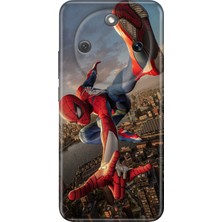 Adasena Honor Magic 8 Lite Kılıf Desenli Baskılı Tpu Rubber Kapak Spiderrr