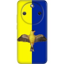 Nurdic Honor Magic 8 Lite Uyumlu Kılıf 0.4mm Lazer Kesim Silikon Kapak Sarı Kanaryam