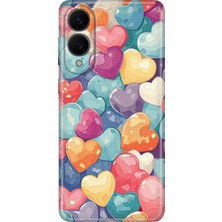 Senada Samsung Galaxy S25 Edge Kılıf Desenli Baskılı Tpu Rubber Kapak Heart Pattern