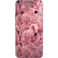 Senada Honor Magic 8 Lite Kılıf Desenli Baskılı Tpu Rubber Kapak Flamingo Pattern