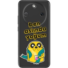 Nurdic Honor Magic 8 Lite Uyumlu Kılıf Desenli Baskılı Silikon Ben Aslında Yoğum