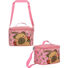 Ümit Çanta Capybara Ilkokul Termal Beslenme Çantası – Pembe 23 x 15 x 16