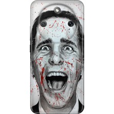 Nurdic Honor Magic 8 Lite Uyumlu Kılıf Silikon Desenli Tam Koruma Resimli American Psycho