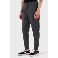 Boss Erkek Lastikli Bel Bağlama Dar Paça Rahat Kesim Gri Eşofman Altı 50543860-027