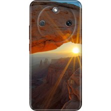 Honor Magic 8 Lite Kılıf Desenli Baskılı Tpu Rubber Kapak Sun