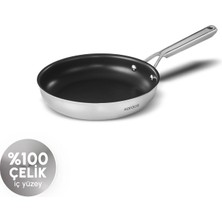 Karaca Plasma Steel 316+ 3Ply Yanmaz Yapışmaz Tava 20 cm