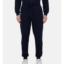 EA7 Erkek Beli ve Paçası Lastikli Regular Fit Pamuklu Mavi Eşofman Altı 7M000097 AF12116-UB102