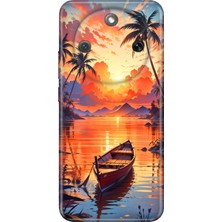 Senada Honor Magic 8 Lite Kılıf Desenli Baskılı Tpu Rubber Kapak Hadi Tatile