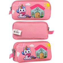 Ümit Çanta Cennec Unicorn Sevimli Evim Kalemlik/ Kalem Çantası 20 x 10 x 6