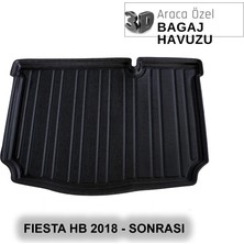 Elorcar Ford Fıesta Hb 2018 - Sonrası 3D Bagaj Havuzu