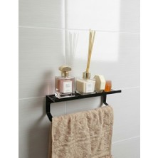 Edil Tasarım Şık Havlu Askısı,tuvalet Kağıtlığı,kendinden Yapışkanlı Banyo Takımı,2 Ürün Birlikte