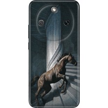 Senada Honor Magic 8 Lite Kılıf Desenli Baskılı Tpu Rubber Kapak Horse