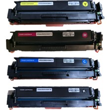 Chargink Hp CF540A-541A-542A-543A/CRG054/CRG067 4 Renk Takım Muadil Toner Hp Color Laserjet Pro M254/MFP M280/MFP M281/CANON I-Sensys LBP-621/623/640/MF-640/641/642/643/644/645/651/655/657/631/633 Uyumlu