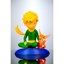 Narçiçeği Takı ve Hediyelik Eşya Küçük Prens ve Tilki Figürü – 3D Baskı Özel Tasarım Dekoratif Heykel Biblo