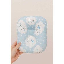 Akyüz Bebe Bebek Emzirme Yastığı Bulut Desen Mavi