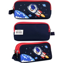 Ümit Çanta Cennec Roket Astronot Kalem Kutusu 20X10X6