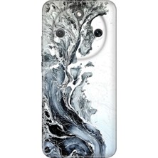 Nurdic Honor Magic 8 Lite Kılıf 0.4mm Lazer Kesim Silikon Kapak Granit Mermer