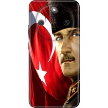 Honor Magic 8 Lite Kılıf Desenli Baskılı Tpu Rubber Kapak Mustafa Kemal