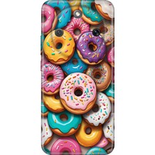 Senada Honor Magic 8 Lite Kılıf Desenli Baskılı Tpu Rubber Kapak Donut Cenneti