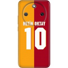 Honor Magic 8 Lite Kılıf Desenli Baskılı Tpu Rubber Kapak Metin Oktay