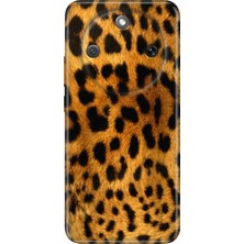 Nurdic Honor Magic 8 Lite Kılıf 0.4mm Lazer Kesim Silikon Kapak Leopar Kürk